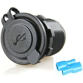 Power Outlet Dual USB Charger Socket 2.1a 1a for Car Boat Marine Mobile