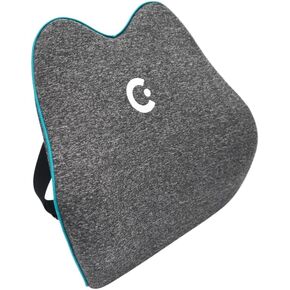Cubii Cushii Back Support Cushion for Back and Lower Back Pain Relief - Universal Fit for Desk, Office, Kitchen Chairs, Couch Cushions with Advanced Back Lumbar Support