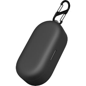 Geiomoo Silicone Carrying Case Compatible with TOZO T10, Portable Scratch Shock Resistant Cover with Carabiner (Navy Blue)