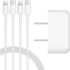 Charger iPhone 14 13 12 Fast Charger Fasting Lightning 35W PD USB-C Wall Charger 6FT Cables Adapter Compatible with iPhone 14/14 Pro Max/13/13 Pro/13/12 Pro Max/11/11 Pro Max/XS Max and ipad