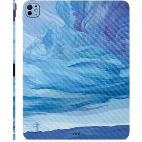 Carbon Fiber Skin Compatible with Apple iPad Pro 13 (M4) 2024 - Cell Phone Towers - Premium 3M Vinyl Protective Decal Cover - Easy to Apply | Crafted in The USA by MightySkins