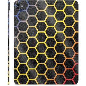 Glossy Glitter Skin Compatible with Apple iPad Pro 13 (M4) 2024 - Primary Honeycomb - 3M Vinyl Protective Decal Cover - Easy to Apply | Crafted in The USA by MightySkins