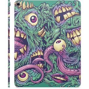Skin Compatible with Apple iPad Air 11 (M2) 2024 - Eyes and Teeth - Premium 3M Vinyl Protective Wrap Decal Cover - Easy to Apply | Crafted in The USA by MightySkins