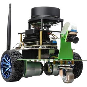 Waveshare JetBot Professional Version ROS AI Kit Compatible with The NVIDIA Jetbot Open-Source Project Program AI Robot Lidar Mapping Vision Processing RP2040 Microcontroller Accessories Only