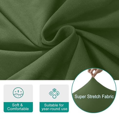 Arfntevss Sectional Couch Covers L Shape Super Stretch Corner Sofa Covers Non Slip Universal U Shaped Sofa Slipcovers Water Repellent Living Room Sectional Protector for Dogs Pets Cats (White, Large) in Saudi Arabia