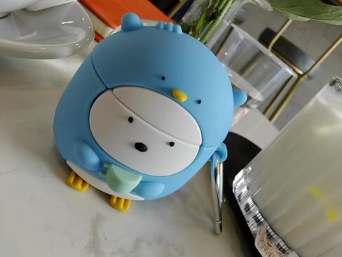 Compatible with AirPods Case Cover, Cute Cartoon Compatible with Apple AirPods 2nd 1st Generation, Kawaii Soft Silicone Protective Cover for Airpod 2/1 with Keychain (Cute Crab, AirPods 2&1) in Saudi Arabia