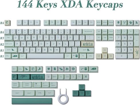 أغطية مفاتيح PBT 132 مفتاح XDA أغطية مفاتيح شخصية صبغ التسامي أغطية مفاتيح مخصصة أغطية مفاتيح لطيفة للوحة المفاتيح الميكانيكية in Saudi Arabia