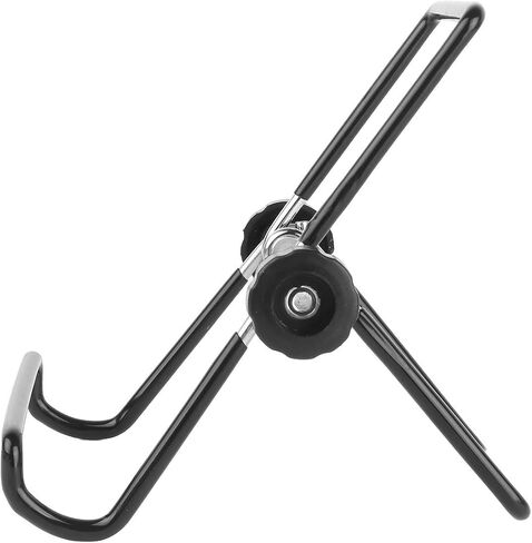 JEATHA 2pcs Stainless Steel Holder Stands Foldable Non-Slip Scaffolds for Phone iPad Tablet Black One_Size (One_Size, Black) in Saudi Arabia