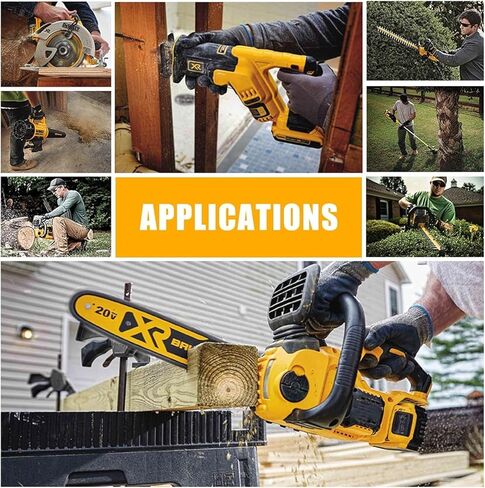 4Pack 3.5Ah 7.5Ah Replacement for Dewalt 20V Battery Lithium MAX XR DCB180 DCB206 DCB200 DCB204 DCB204BT-2 DCB203 DCB201 DCB207 Cordless Tools in Kuwait