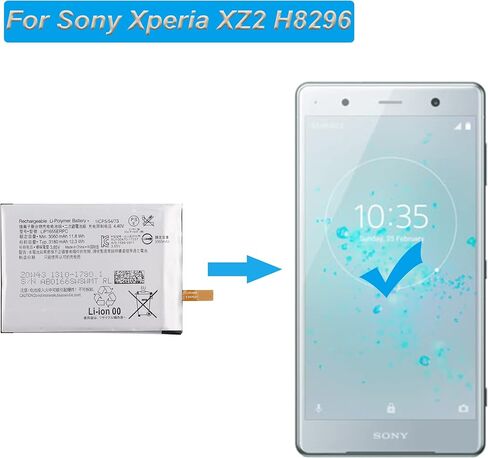 بطارية بديلة LIP1655ERPC متوافقة مع هاتف Sony Xperia XZ2 H8296 H8216 مع الأدوات in Saudi Arabia