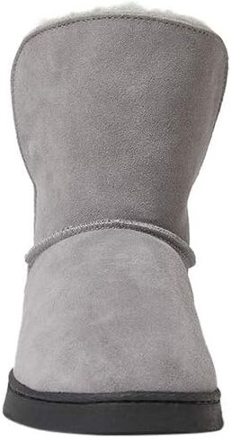 Dearfoams Women's Suede Foldover Bootie Slipper in Saudi Arabia