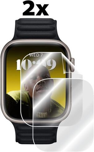 IPG for Watch Series 7-8-9 [45mm] Hydrogel Screen Protector (2 Units) Invisible Ultra HD Clear Film Anti Scratch Guard-Smooth/Self-Healing/Bubble -Free for Series9[45mm] in Kuwait