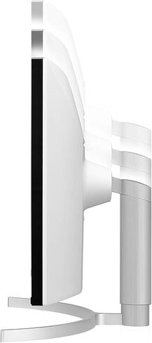 LG 38WN95C-W 38 بوصة منحنية فائقة العرض QHD+ 3840x1600 NVIDIA G-SYNC متوافقة مع معدل تحديث Nano IPS 144 هرتز ووقت استجابة 1 مللي ثانية للألعاب مع اتصال Thunderbolt 3 (متجدد) in Kuwait