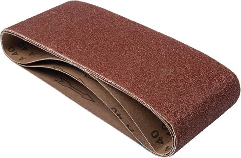 Trend Aluminium Oxide 3x18 Inch 40 Grit Abrasive Sanding Belt, AB/B75/40A, Pack of 3 in Saudi Arabia