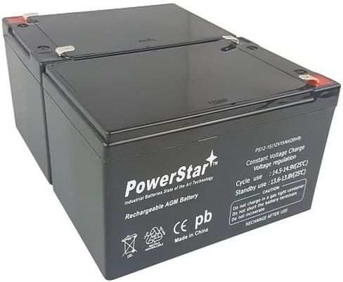 بطاريات PowerStar® for Pride Mobility Go Go Scooter / 12v 15ah in Kuwait