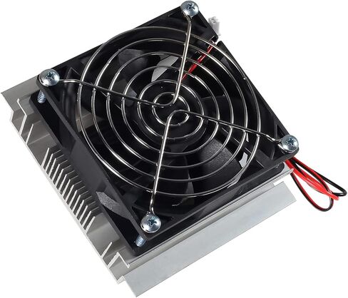 DC 12V DIY Thermoelectric Peltier Refrigeration Cooling System Kit Semiconductor Cooler Conduction Module+Radiator+Fan+TEC1-12706 in Kuwait