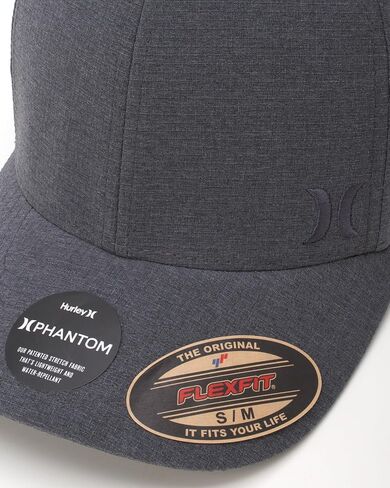 Hurley Men's Phantom Ripstop Curved Bill Baseball Cap, Khaki/Black, S-M in Saudi Arabia