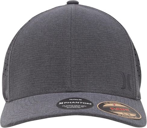Hurley Men's Phantom Ripstop Curved Bill Baseball Cap, Khaki/Black, S-M in Saudi Arabia