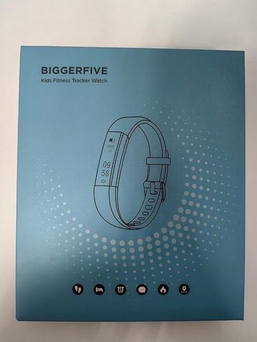 ساعة تعقب اللياقة البدنية للأطفال من Biggerfive للأولاد والبنات والمراهقين، متتبع النشاط المقاوم للماء مع عداد الخطى، مراقب النوم، ساعة منبه، عداد السعرات الحرارية، عداد الخطوات (نطاقات مزدوجة) in Kuwait