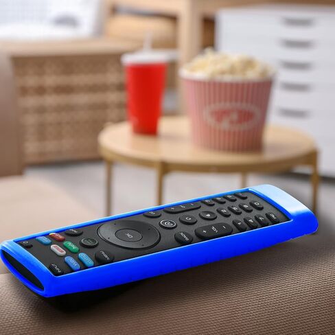 Case for Vizio TV Remote, Cover Compatible with Vizio Smart TV Remote Control XRT136 / XRT140 Silicon Universal Sleeve Skin Glow in The Dark Blue in Saudi Arabia