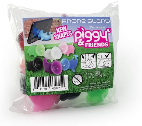 6 Pack - Piggy & Friend/The Original Phone Stand/iPhone/Samsung/Smartphone Accessory (PF6) in Saudi Arabia