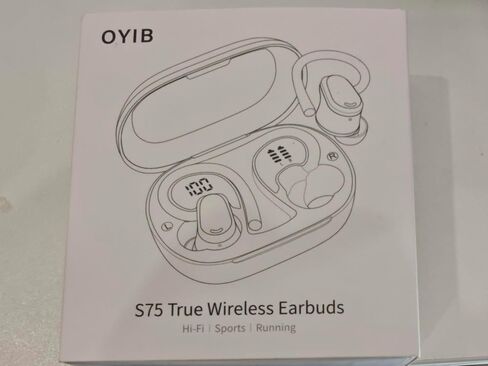 OYIB Wireless Earbuds Bluetooth 5.4 Headphones Sport, 50H Bluetooth Earbuds with Earhooks, Over Ear Bud Deep Bass with ENC Mic, IP7 Waterproof Wireless Earphone for Workout/Running, RED in Saudi Arabia
