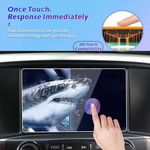 GFJNFG for Screen Protector For 2016-2024 GMC Sierra/2018-2024 Terrain/2018-2022 Canyon/2017-2019 Acadia 7 inch Touchscreen Tempered Glass Accessories Anti-Scratch Reduce Fingerprints in Saudi Arabia