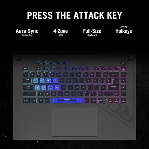 كمبيوتر محمول للألعاب ASUS ROG Strix G16 (2024)، شاشة 16 بوصة 16:10 FHD 165 هرتز، NVIDIA® GeForce RTX™ 4060، Intel® Core™ i9-13980HX، 16 جيجابايت DDR5، 1 تيرابايت PCIe Gen4 SSD، Wi-Fi 6E، Windows 11، G614JV-AS94 in Saudi Arabia