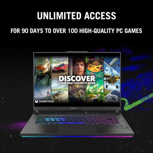 كمبيوتر محمول للألعاب ASUS ROG Strix G16 (2024)، شاشة 16 بوصة 16:10 FHD 165 هرتز، NVIDIA® GeForce RTX™ 4060، Intel® Core™ i9-13980HX، 16 جيجابايت DDR5، 1 تيرابايت PCIe Gen4 SSD، Wi-Fi 6E، Windows 11، G614JV-AS94 in Saudi Arabia