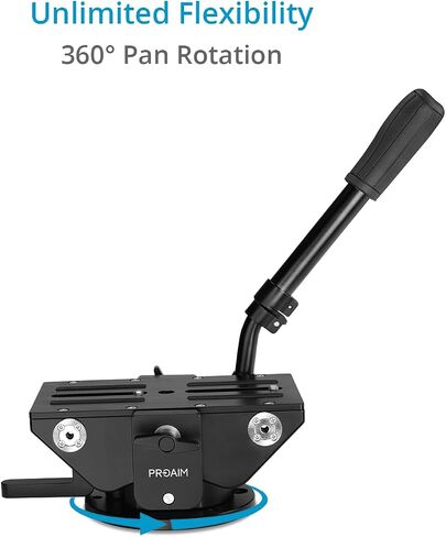PROAIM Rocker Camera Plate System with Euro/Elemac Base Mount for Heavy Cameras. Offers 90° Tilt & 360° Rotation. Payload up to 40kg/88lb. (P-RCPL-01) in Saudi Arabia