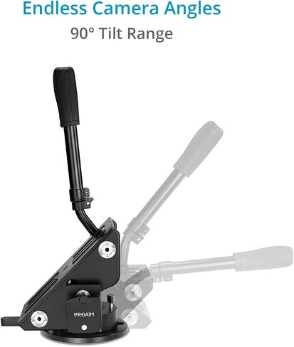 PROAIM Rocker Camera Plate System with Euro/Elemac Base Mount for Heavy Cameras. Offers 90° Tilt & 360° Rotation. Payload up to 40kg/88lb. (P-RCPL-01) in Saudi Arabia