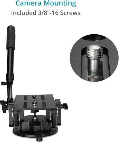 PROAIM Rocker Camera Plate System with Euro/Elemac Base Mount for Heavy Cameras. Offers 90° Tilt & 360° Rotation. Payload up to 40kg/88lb. (P-RCPL-01) in Saudi Arabia