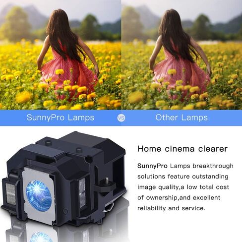 ELPLP58 مصباح بروجيكتور V13H010L58 لإبسون باورلايت HC 705HD باورلايت مقدم باورلايت S10+ باورلايت S7 باورلايت S8 باورلايت S8+ باورلايت S9 باورلايت W7 باورلايت X9 in Kuwait