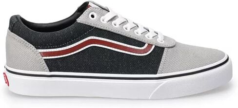 Vans Unisex Ward Fabric Material Shoes - Lace up Closure Style - Jersey Block Drizzle/White in Saudi Arabia