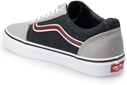 Vans Unisex Ward Fabric Material Shoes - Lace up Closure Style - Jersey Block Drizzle/White in Saudi Arabia