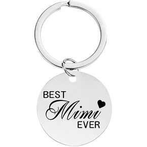 Christmas Birthday Gift for Mimi Gigi Keychain Gifts for Women Grandma Best Gigi Mimi Ever Keyring for Gigi Mimi in Kuwait