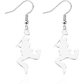 BEKECH Mary Poppins TV Show Inspired Chimney Sweep Charm Drop Earrings Poppin Fans Gifts Musical Merchandise