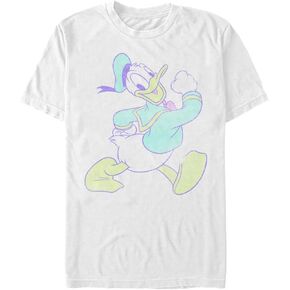 Disney Big & Tall Classic Mickey Neon Donald Men's Tops Short Sleeve Tee Shirt