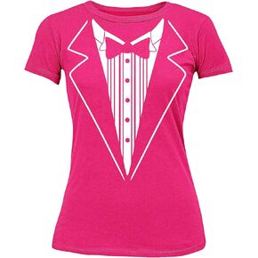 P&B Tuxedo White Funny Women's T-Shirt