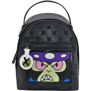 Concept One Fred Segal The Powerpuff Girls Mini Backpack, Small Travel Bag Purse for Men and Women, Blossom, Bubbles and Buttercup, 9 Inch