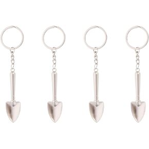 BESPORTBLE Locket for Men Men Tools 4pcs Mini Shovel Shape Pendant Keychain Decorative Kitchen Tool Charms Keyring for Bag Purse Christmas Birthday Gift Car Tool Gifts for Car