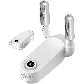 مجفف أحذية LUCKYALC: سخان كهربائي محمول لأحذية العمل والتزلج. يتميز بمنفاخ حراري، ومروحة، ومؤقت، ورف للتجفيف السريع وإزالة الروائح الكريهة. حافظ على الأساسيات دافئة وجاهزة! in Kuwait