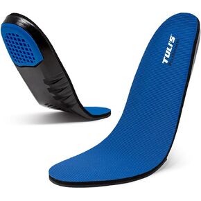 Tuli's RoadRunners, Shoe Replacement Arch Support Insoles with Shock Absorption and Cushioning, Small