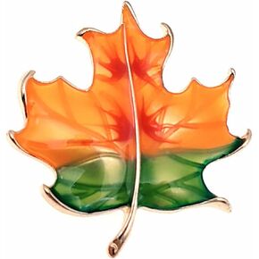 Gyn&Joy Maple leaf brooch pin