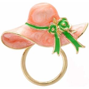 Lovely Cute Lady Hat Magnetic Clip Holder Magnetic Eyeglass Holder Brooch Pin Women Jewelry