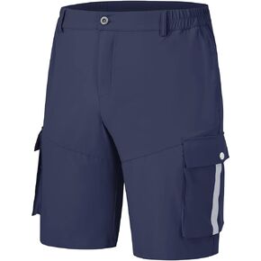 شورت Tyhengta الرجالي القابل للتمدد في الهواء الطلق سريع الجفاف بشريط عاكس للمشي لمسافات طويلة والتخييم والسفر والصيد in Kuwait