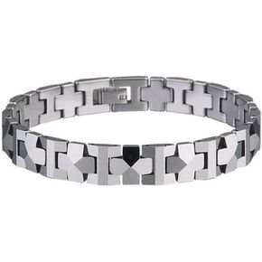 Men's NEW Shiny Tungsten Carbide "Pyramid" Bracelet