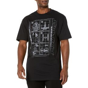 STAR WARS Big & Tall Battle Ships Men's Tops Short Sleeve Tee Shirt