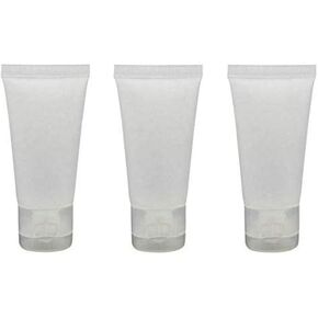 10 PCS Clear Empty Refillable Plastic Squeeze Soft Tubes Bottle Flip Cap Cosmetic Body Hand Lotion Shampoo Squeeze Bottle (15ML)