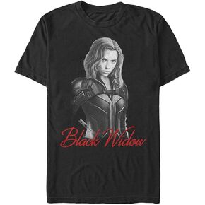 Marvel Men's Universe Black Widow Mono T-Shirt